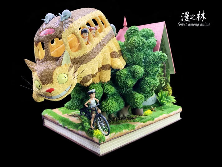 Forest Among Anime - Totoro and Catbus