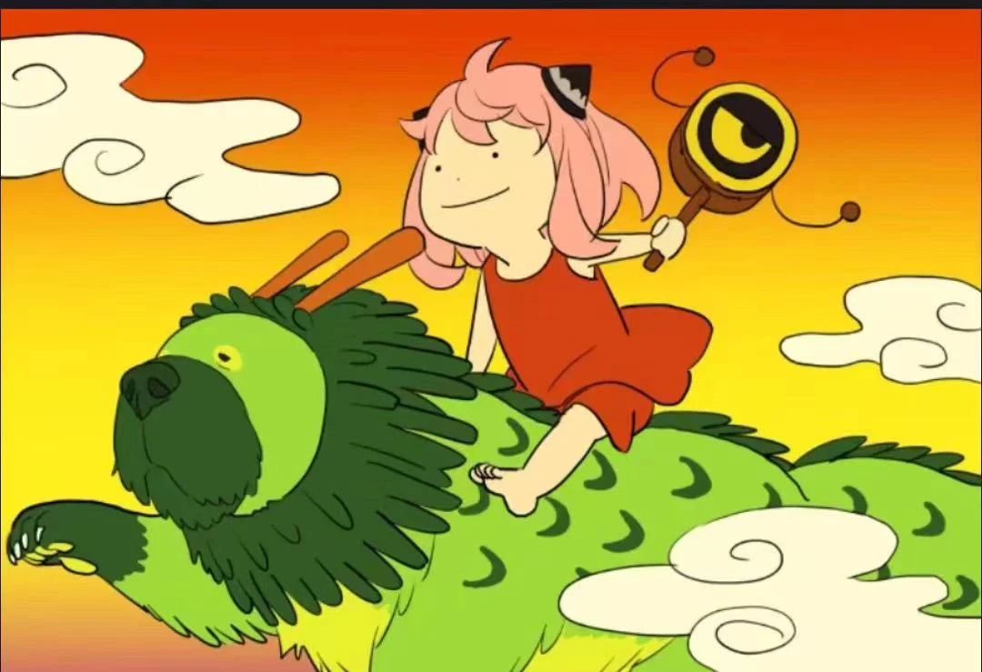 Waku Waku - Anya and Dragon