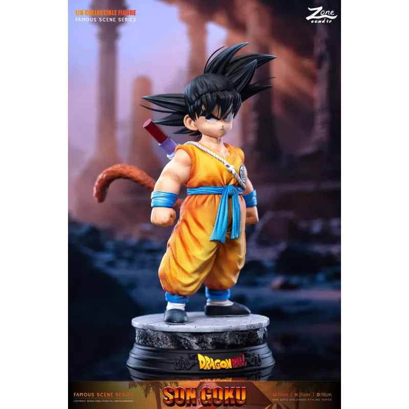 Zone Studio Childhood Son Goku Resin Statue