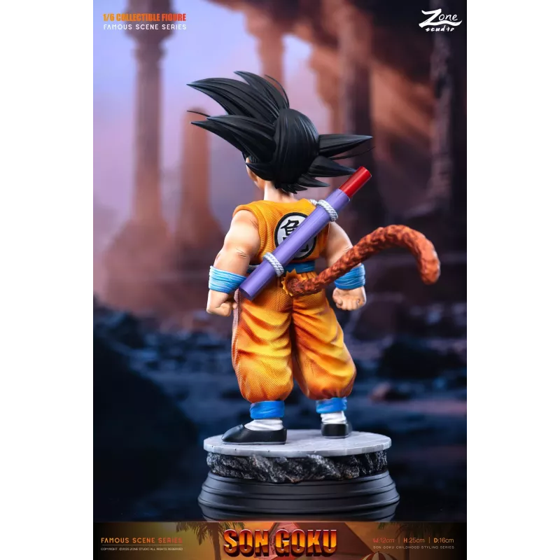 Zone Studio Childhood Son Goku Resin Statue