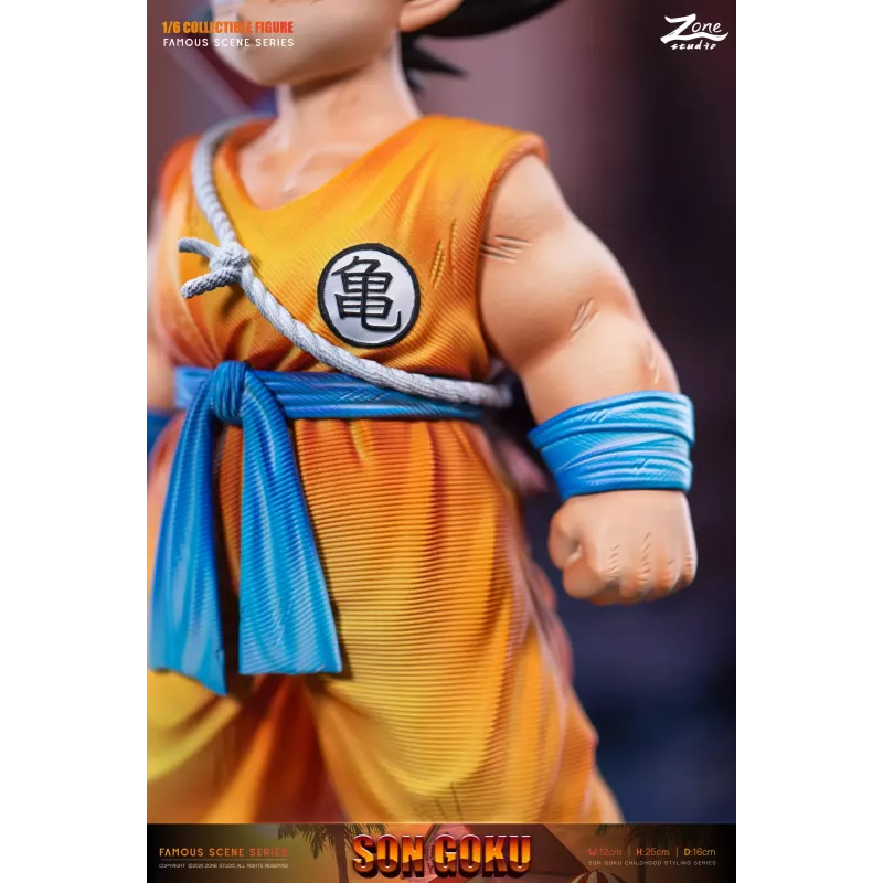 Zone Studio Childhood Son Goku Resin Statue