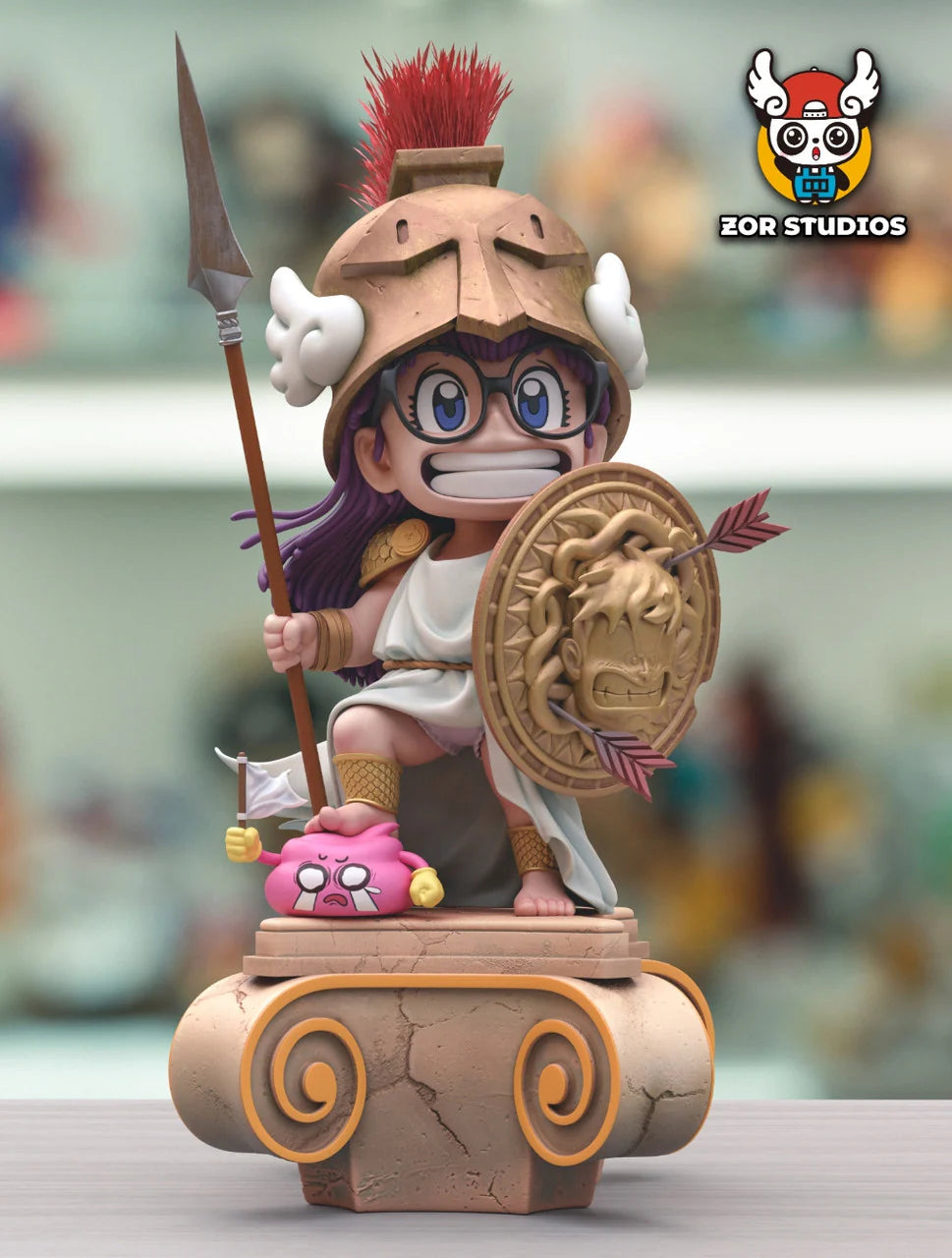 Zor Studio Athena Arale Greece Resin Statue