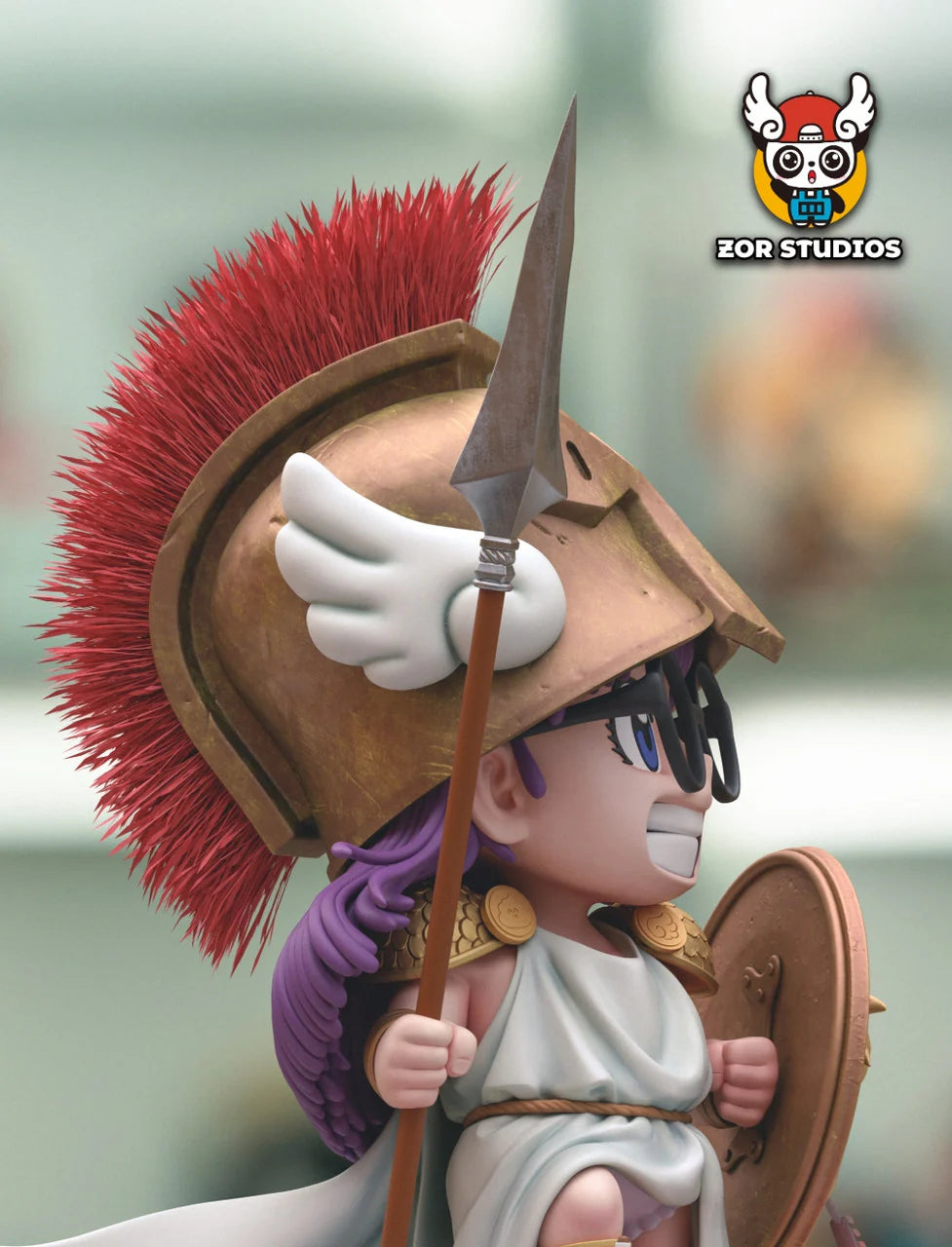 Zor Studio Athena Arale Greece Resin Statue