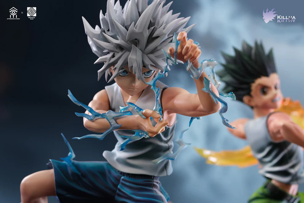 Aftershock Studio x Fibonacci Studio Killua Zoldyck x Gon Freecss Resin Statue