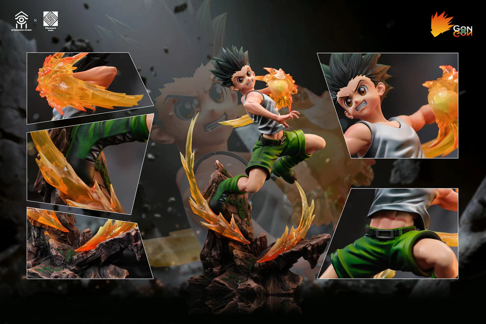Aftershock Studio x Fibonacci Studio Killua Zoldyck x Gon Freecss Resin Statue