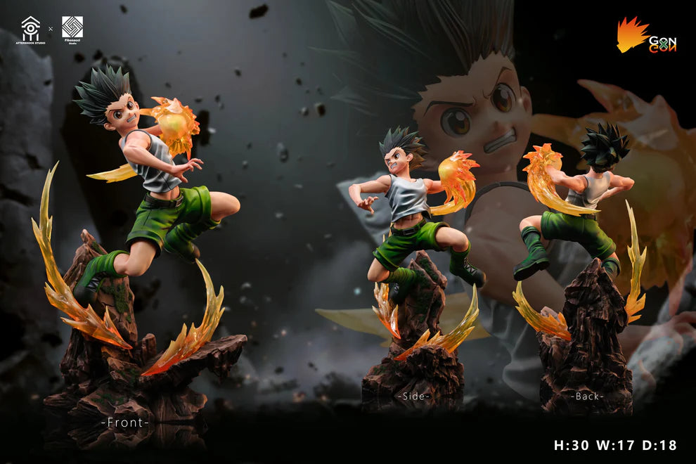 Aftershock Studio x Fibonacci Studio Killua Zoldyck x Gon Freecss Resin Statue