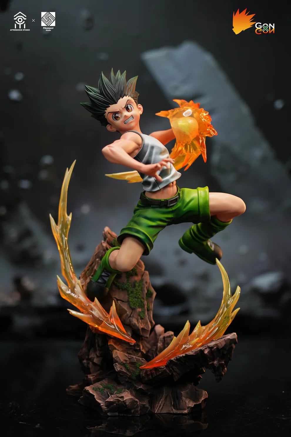 Aftershock Studio x Fibonacci Studio Killua Zoldyck x Gon Freecss Resin Statue
