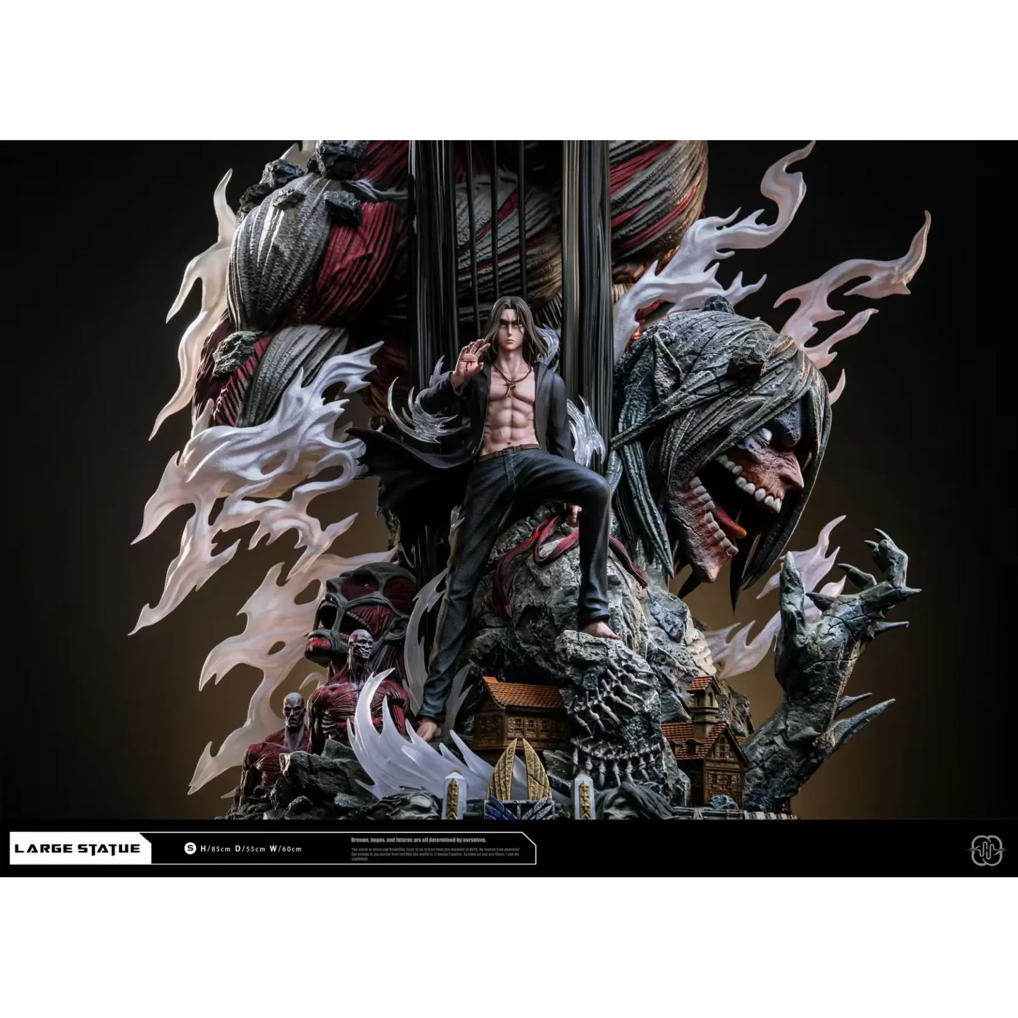 Hertz Studio Eren Jaeger Titan Founder Resin Statue