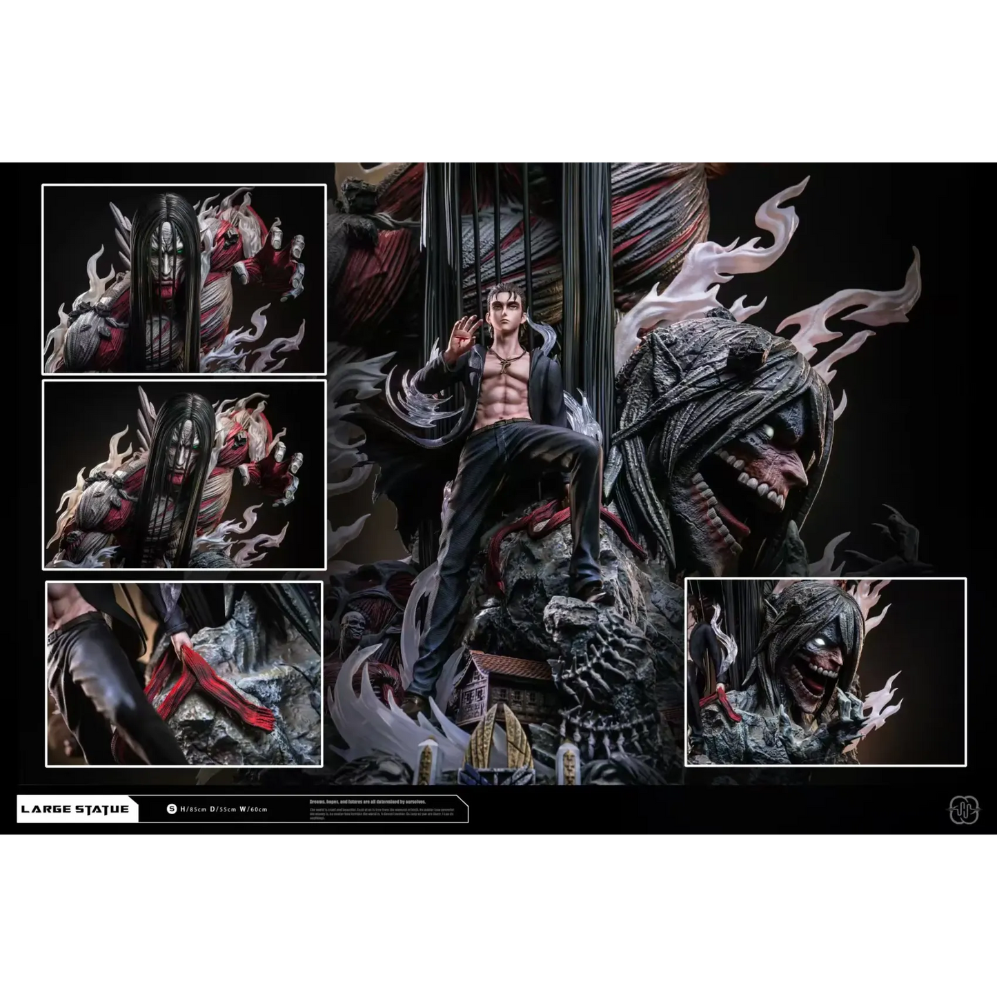 Hertz Studio Eren Jaeger Titan Founder Resin Statue