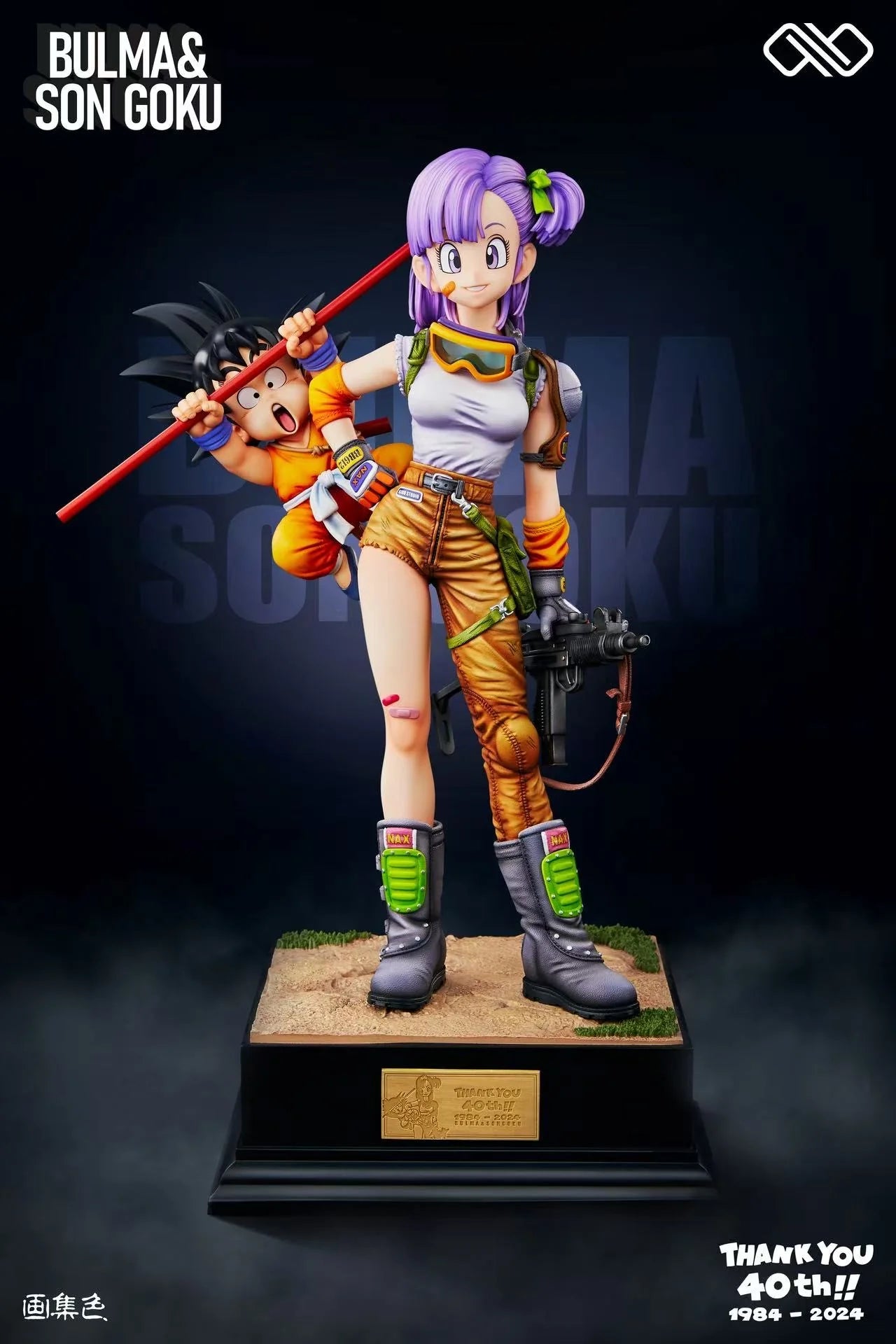 Infinite - Bulma and Kid Goku