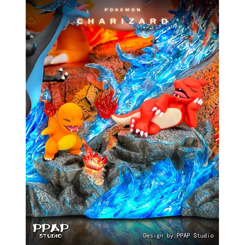 PPAP Studio Charizard Family Resin Statue