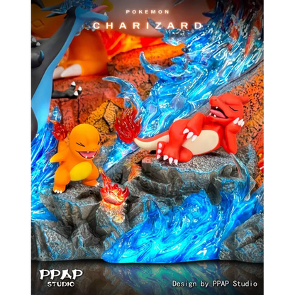 PPAP Studio Charizard Family Resin Statue
