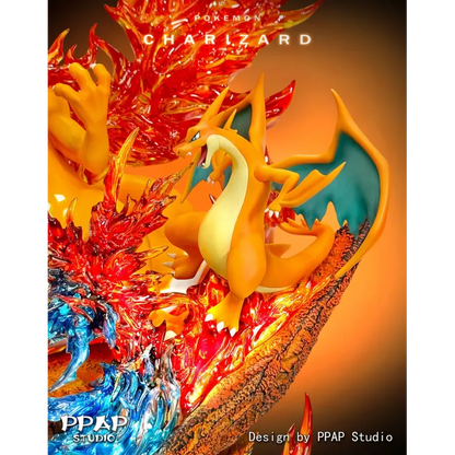 PPAP Studio Charizard Family Resin Statue