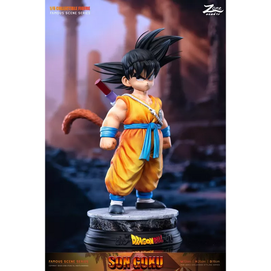 Zone Studio Childhood Son Goku Resin Statue