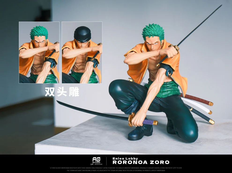 AO Studio Enies Lobby Roronoa Zoro Resin Statue