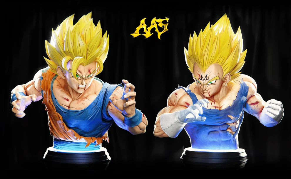 ArmyAnt Studio Goku x Vegeta Bust Resin Statue