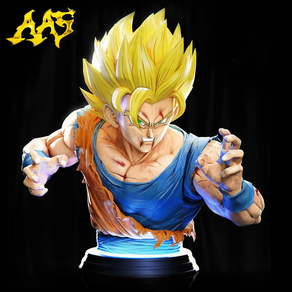ArmyAnt Studio Goku x Vegeta Bust Resin Statue