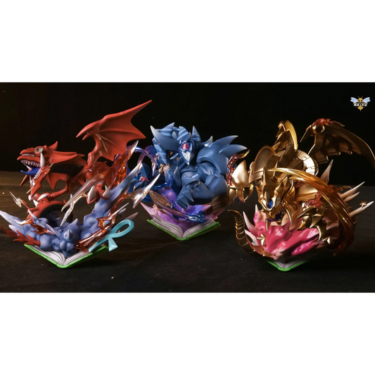 WASP Studio Egyptian God Slifer the Sky Dragon x The Winged Dragon of Ra x Obelisk the Tormentor Resin Statue