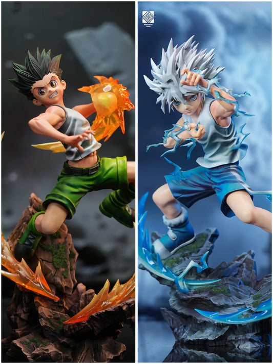 Aftershock Studio x Fibonacci Studio Killua Zoldyck x Gon Freecss Resin Statue