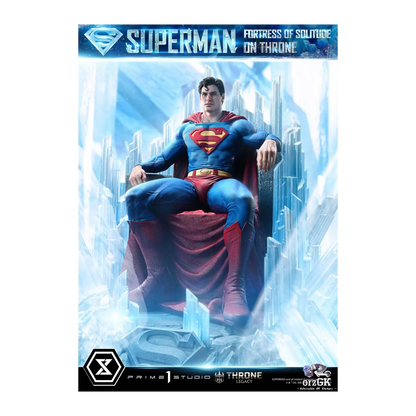 DC Prime 1 Studio Superman Fortress of Solitude on Throne Licensed Resin Statue