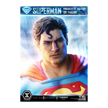 DC Prime 1 Studio Superman Fortress of Solitude on Throne Licensed Resin Statue