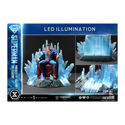 DC Prime 1 Studio Superman Fortress of Solitude on Throne Licensed Resin Statue