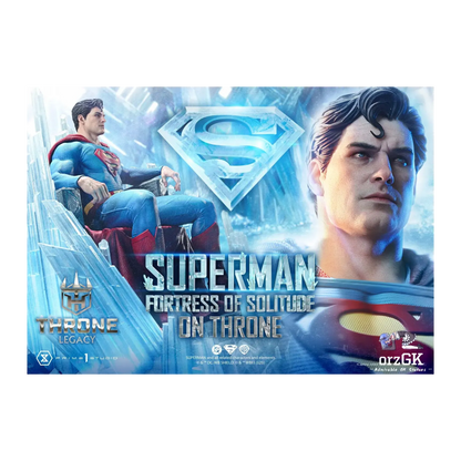 DC Prime 1 Studio Superman Fortress of Solitude on Throne Licensed Resin Statue