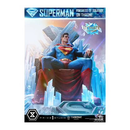 DC Prime 1 Studio Superman Fortress of Solitude on Throne Licensed Resin Statue