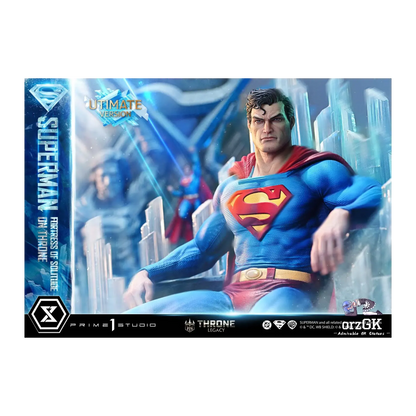 DC Prime 1 Studio Superman Fortress of Solitude on Throne Licensed Resin Statue