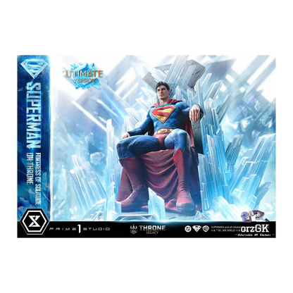DC Prime 1 Studio Superman Fortress of Solitude on Throne Licensed Resin Statue