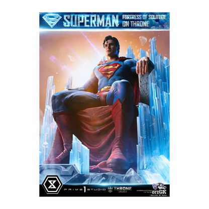 DC Prime 1 Studio Superman Fortress of Solitude on Throne Licensed Resin Statue