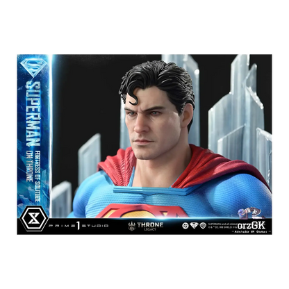 DC Prime 1 Studio Superman Fortress of Solitude on Throne Licensed Resin Statue
