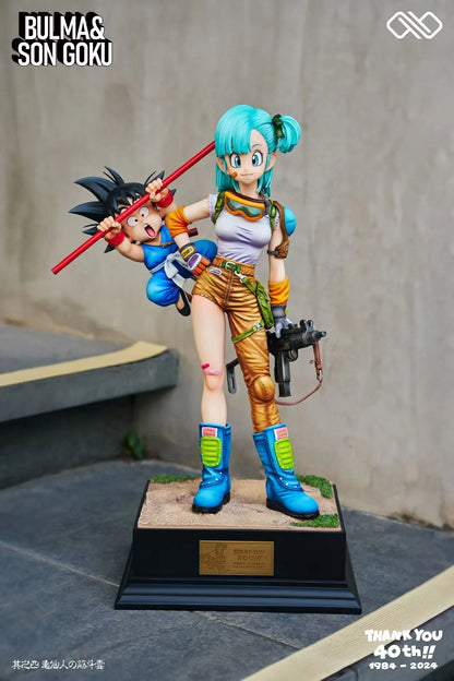 Infinite - Bulma and Kid Goku