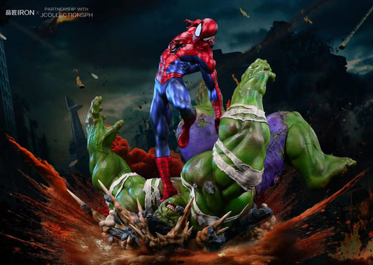Iron - Spider-Man vs Hulk